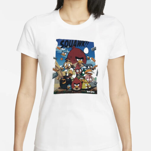 Squawk Angry Birds Images T-Shirt