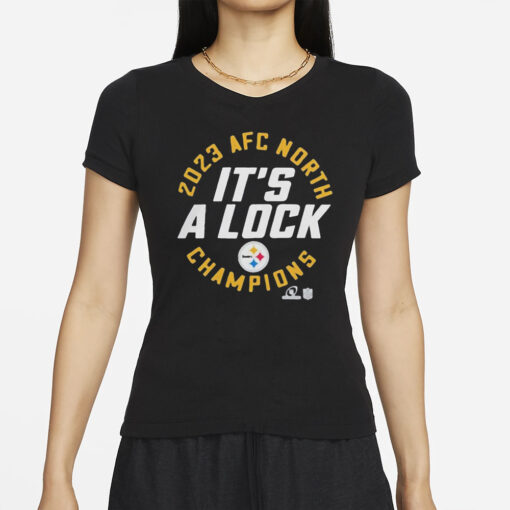 Steelers It’s A Lock 2023 Afc North Champions T-Shirt