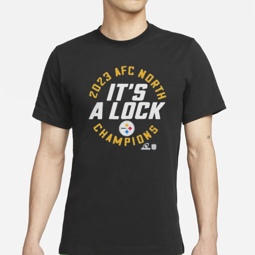 Steelers It’s A Lock 2023 Afc North Champions T-Shirts