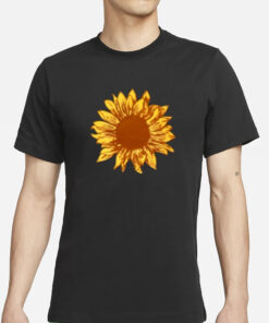 Sunflower Flocked T-Shirt