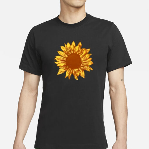 Sunflower Flocked T-Shirt