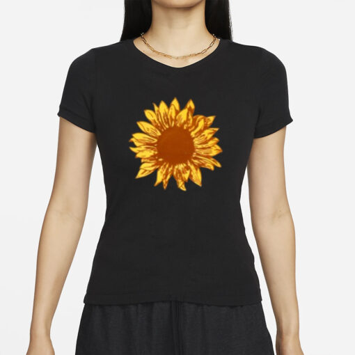 Sunflower Flocked T-Shirts