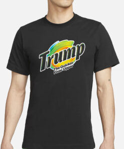 TRUMP THE QUICKER FIXER UPPER MEN BLK T-SHIRTS