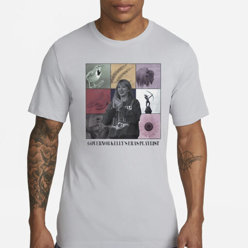 Taylor Governor Kelly’s Eras Playlist T-Shirts