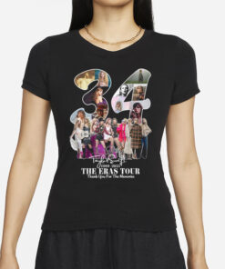 Taylor Swift 34 Years 1989 – 2023 The Eras Tour Thank You For The Memories T-Shirt