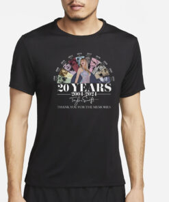 Taylor Thank You For The Memories 20 Year 2004 2024 T-Shirt4