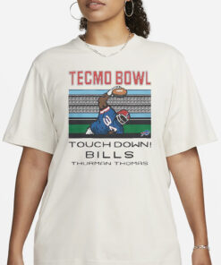 Tecmo Bowl Touch Down Bills Thurman Thomas T-Shirts