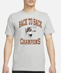 Texas Longhorn Back To Back Champions T-Shirt1