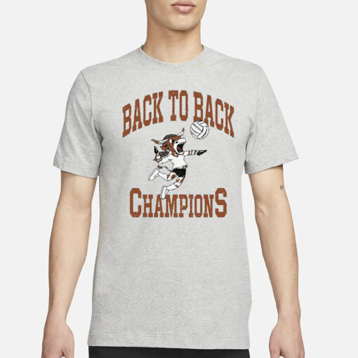 Texas Longhorn Back To Back Champions T-Shirt1