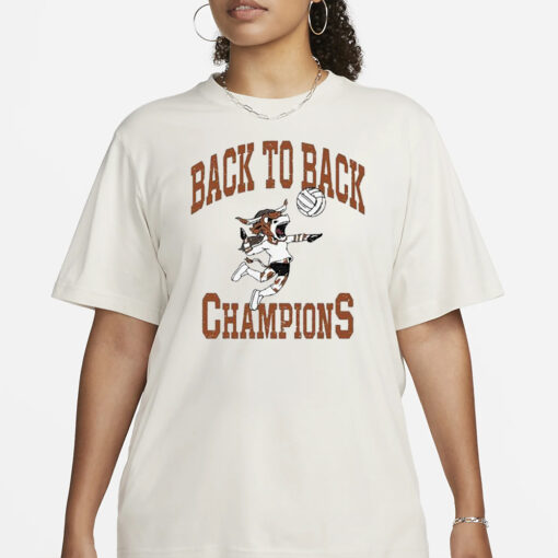 Texas Longhorn Back To Back Champions T-Shirt3