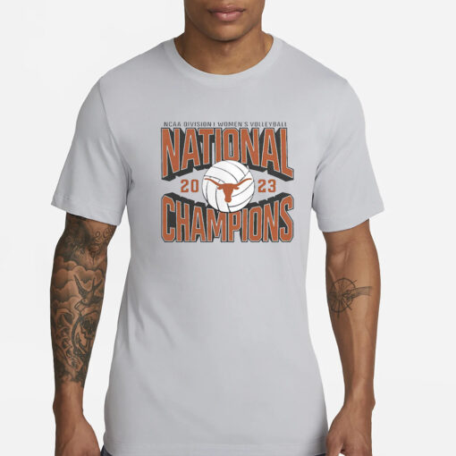 Texas Longhorns Fanatics Branded 2023 Ncaa Women’s Volleyball National Champions T-Shirt1