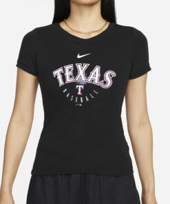 Texas Rangers Nike Wordmark Outline Legend T-Shirts