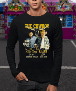 The Cowboy Damn Strait Rides Away George Strait Try That In A Small Town Killer Jason Aldean T-Shirt