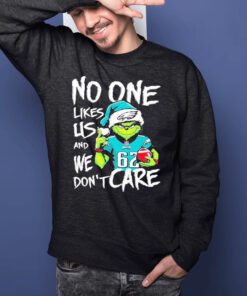 The Grinch Philadelphia Eagles No One Likes Us And We Don’t Care Christmas T-Shirts