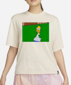 The Simpsons Backs Into Bushes T-Shirt