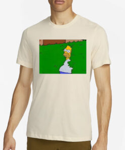 The Simpsons Backs Into Bushes T-Shirts