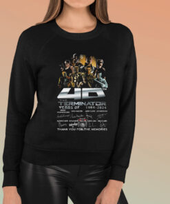 The Terminator 40 Years Of 1984 – 2024 Thank You For The Memories T-Shirt