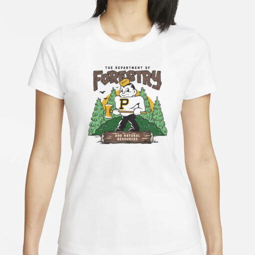 The department of forestry and natural resources Purdue Boilermakers T-Shirt