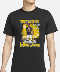 They Hate Us Because They Aint Us Lebron James 1st Nba Cup Champions 2023 T-Shirts