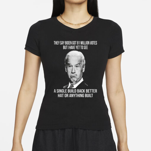 They Say Biden Got 81 Million Votes But I Have Yet To See T-Shirts