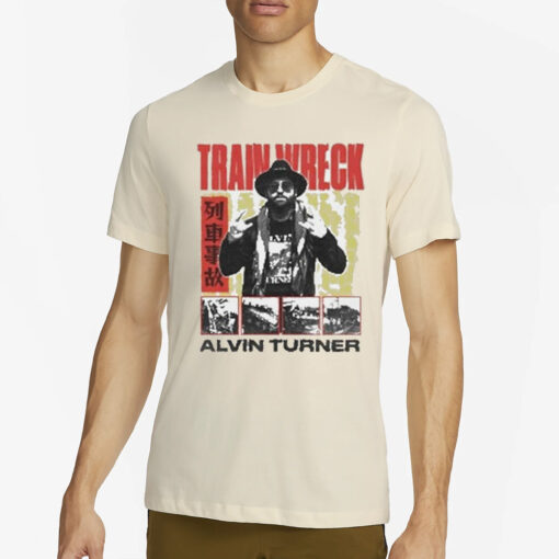 Train Wreck Alvin Turner Photo T-Shirt2