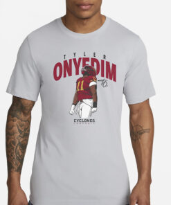 Tyler Onyedim Iowa State Cyclones football cartoon T-Shirt