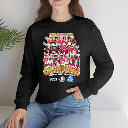 Undefeated Florida State Seminoles Team Champions ACC Football 2023 T-Shirtt