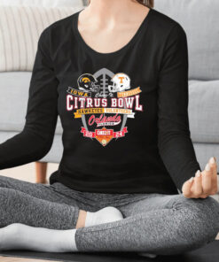 University of Iowa Vs University of Tennessee 2023 Citrus Bowl Match-up Shirt