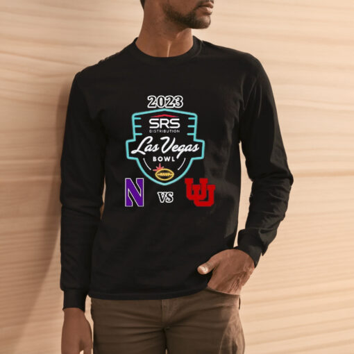 Utah Utes Vs Northwestern Wildcats Srs Distribution Las Vegas Bowl 2023 Logo Shirts