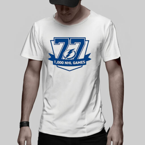 Victor Hedman 1000 Games T-Shirt