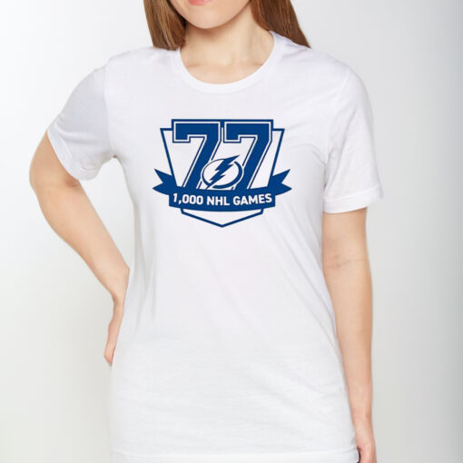 Victor Hedman 1000 Games TShirt