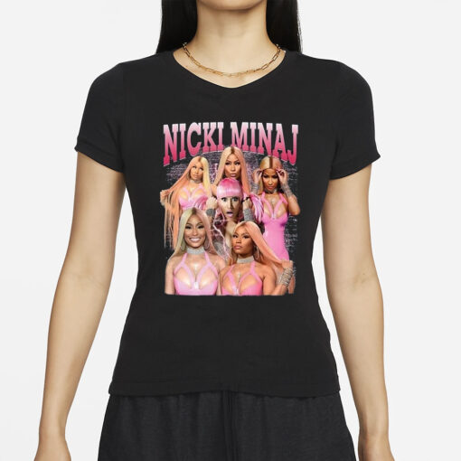 Vintage Inspirational Nicki Minaj Shirt Pink Friday 2 World Tour T-Shirt4