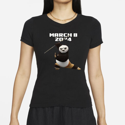 Vintage Kung Fu Panda 4 March 8 2024 Unisex T-Shirt