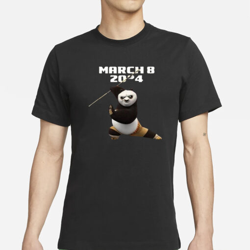 Vintage Kung Fu Panda 4 March 8 2024 Unisex T-Shirts