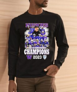 Washington Huskies Team PAC-12 Conference Football Champions 2023 Shirt