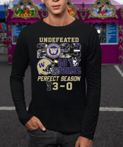 Washington Huskies Undefeated Go Huskies Perfect Season T-Shirt