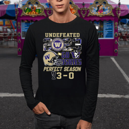 Washington Huskies Undefeated Go Huskies Perfect Season T-Shirt