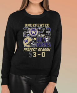 Washington Huskies Undefeated Go Huskies Perfect Season TShirt