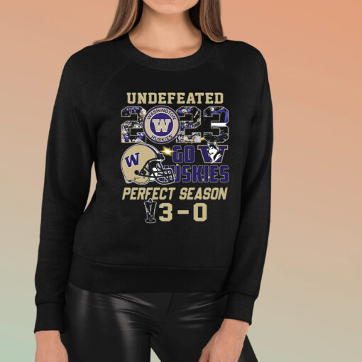 Washington Huskies Undefeated Go Huskies Perfect Season TShirt