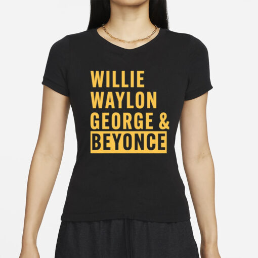 Willie Waylon George & Beyonce-Unisex T-Shirt