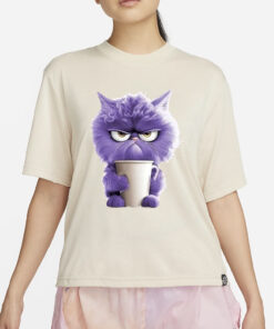 Winter Funny Cute Wonderland Clothing Clipart Cat Coffee Sleeve Raglan Shirt2