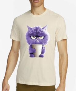 Winter Funny Cute Wonderland Clothing Clipart Cat Coffee Sleeve Raglan Shirt4