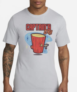 Wood captain’s log cartoon T-Shirts