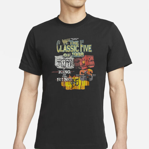 Wwe The Classic Five Of 1998 T-Shirt