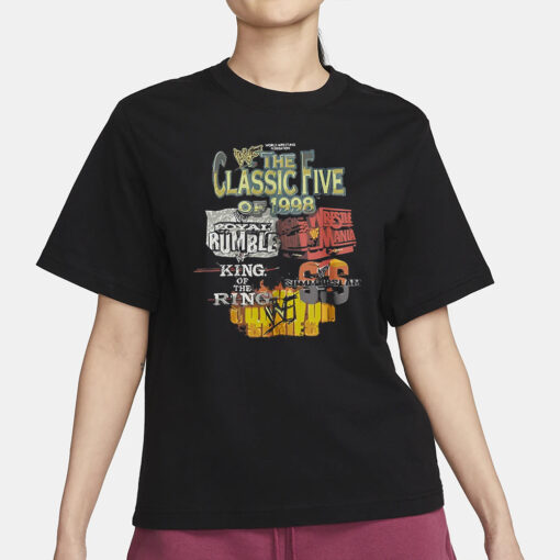 Wwe The Classic Five Of 1998 T-Shirts