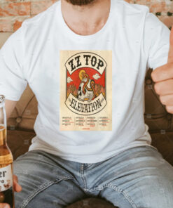 ZZ Top The Elevation Tour 2024 poster shirt