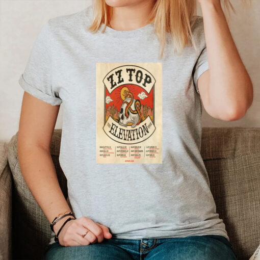 ZZ Top The Elevation Tour 2024 poster shirts