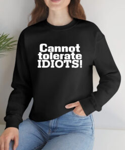 Zach Zimmerman Cannot Tolerate Idiots T-Shirtt