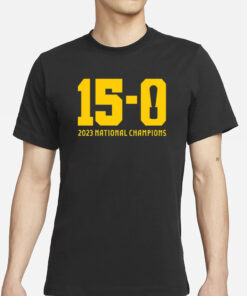 15-0 Trophy 2023 National Champions T-Shirt