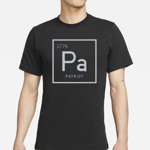 1776 Pa Patriot Periodic Table T-Shirt
